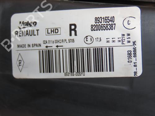 Right headlight RENAULT MODUS / GRAND MODUS (F/JP0_) 1.6 (JP03, JP0B, JP0U, JP0Y, JP1G) | BP28969438C29 - Image 3