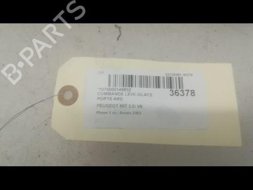 Right rear window switch PEUGEOT 607 (9D, 9U) 3.0 V6 24V | BP9600622I28 - Image 2