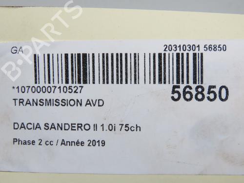 Used Right front driveshaft DACIA SANDERO II 1.0 SCe 75 (B8JC, B8JD, B8NC) (73 hp) 32377320