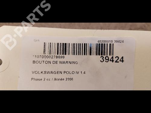 Warning switch VW POLO (9N_, 9A_) 1.4 TDI | BP9613814I22 