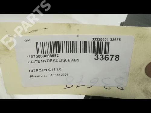 ABS pump CITROËN C1 (PM_, PN_) 1.0 | BP9596733M43 