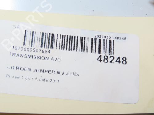 Used Right front driveshaft CITROËN JUMPER II Van 2.2 HDi 100 (101 hp) 16707306