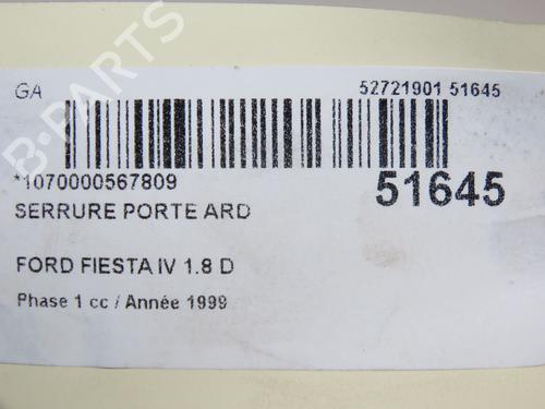 Rear right lock FORD FIESTA IV (JA_, JB_) 1.8 D | BP24359064C99 