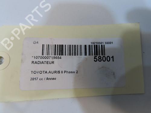Used Water radiator Water radiator TOYOTA AURIS Estate (_E18_) 1.8 Hybrid (ZWE186_, ZWE186R, ZWE186H) (136 hp) 36345222 36345222