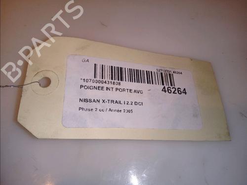 Front left interior door handle NISSAN X-TRAIL I (T30) 2.2 dCi 4x4 | BP12431606I13 