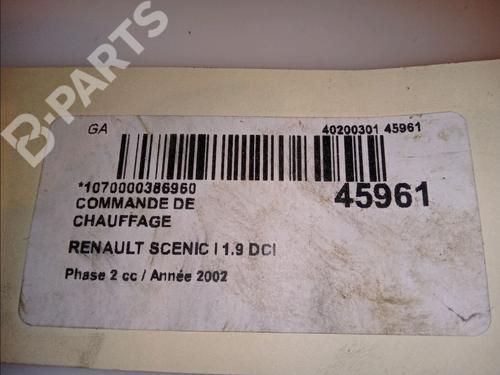 Climate control RENAULT SCÉNIC I MPV (JA0/1_, FA0_) 1.9 dCi (JA05, JA1F) | BP11832846I5 