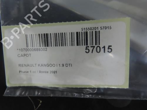 Used Hood RENAULT KANGOO (KC0/1_) 1.9 dTi (KC0U) (80 hp) 31324652