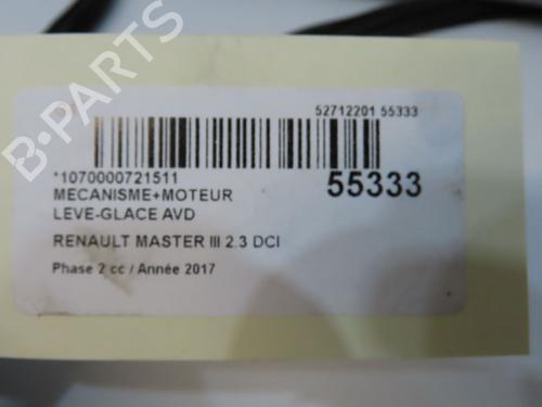 Front right window mechanism RENAULT MASTER III Van (FV) 2.3 dCi 130 FWD (FV0M, FV0Y, FV0J, FV02, FV03) | BP36283665C23 - Image 2