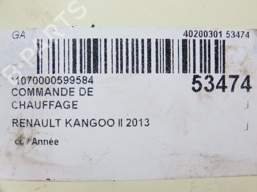 Used Climate control RENAULT KANGOO / GRAND KANGOO II (KW0/1_) 1.5 dCi 90 (KW05, KW08, KW0G, KW11) (90 hp) 28830373
