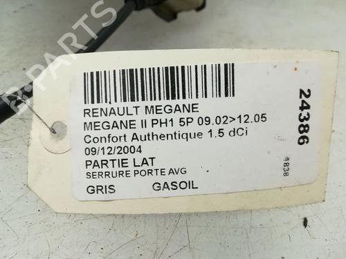 Front left lock RENAULT MEGANE II (BM0/1_, CM0/1_) 1.5 dCi (BM02, BM13, BM2A, CM02, CM13) | BP23176428C98 
