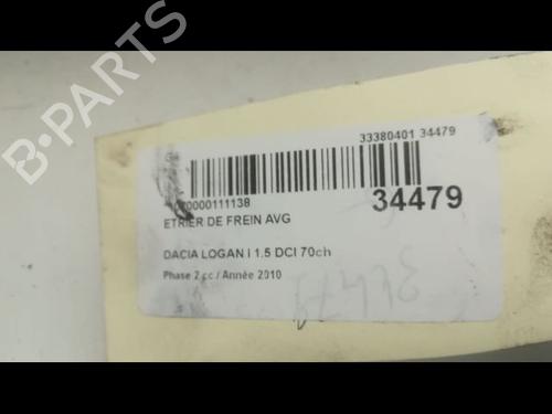 Used Left front brake caliper DACIA LOGAN MCV (KS_) 1.5 dCi (KS0K) (68 hp) 14878065