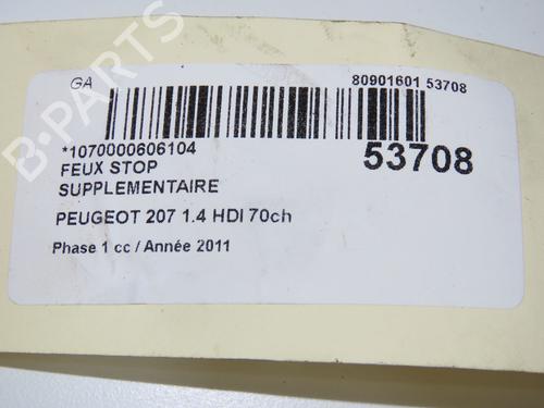 Used Third brake light PEUGEOT 207 (WA_, WC_) 1.4 HDi (68 hp) 32223439