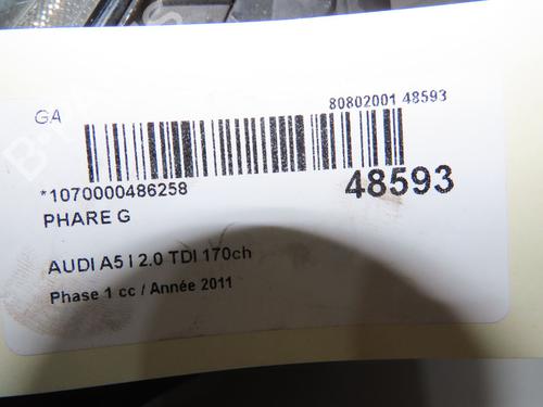 Left headlight AUDI A5 (8T3) 2.0 TDI | BP35773024C28  - Image 5