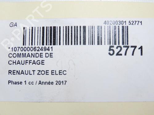 Climate control RENAULT ZOE (BFM_) Electric (BFME) | BP33032142I5 - Image 5