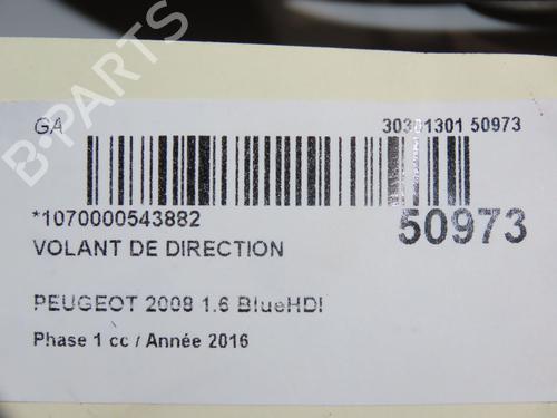 Used Steering wheel PEUGEOT 2008 I (CU_) 1.6 BlueHDi 100 (100 hp) 18859309