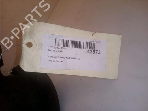 Left front steering knuckle RENAULT MEGANE III Hatchback (BZ0/1_, B3_) 1.5 dCi | BP15643339M25 