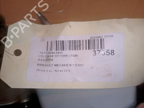 Used Steering column Steering column RENAULT MEGANE III Hatchback (BZ0/1_, B3_) 1.5 dCi (BZ09, BZ0D, BZ1W, BZ29, BZ14) (110 hp) 15577013 15577013