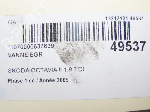 EGR-Ventil SKODA OCTAVIA II Combi (1Z5) 1.9 TDI (105 hp) 28828891