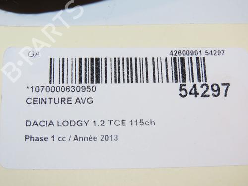 Front left seatbelt DACIA LODGY (JS_) 1.2 TCe (JSAY, JSM0) | BP28968215I26 - Image 5