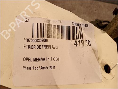 Left front brake caliper OPEL MERIVA B MPV (S10) 1.7 CDTI (75) | BP14878370M105