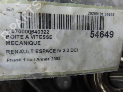 Gearbox RENAULT ESPACE IV (JK0/1_) 2.2 dCi (JK0H) | BP30841098M3 