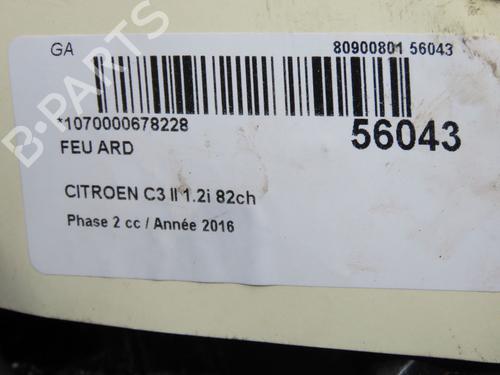 Right taillight CITROËN C3 II (SC_) 1.2 VTi 82 | BP31242610C35  - Image 5