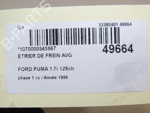 Used Left front brake caliper FORD PUMA (EC_) 1.7 16V (125 hp) 18913107