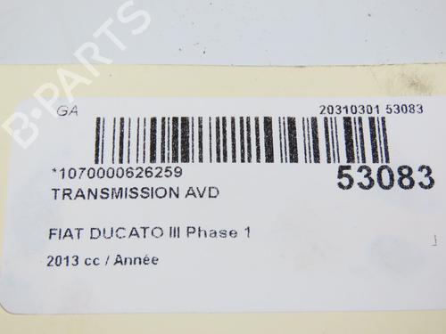 Right front driveshaft FIAT DUCATO Van (250_) 115 Multijet 2,0 D | BP29195964M39 - Image 3