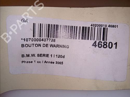 Used Warning switch Warning switch BMW 1 (E87) 118 d (122 hp) 11418126 11418126