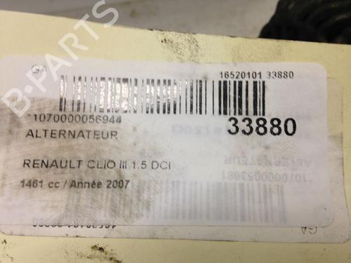 Used Alternator RENAULT CLIO III (BR0/1, CR0/1) 1.5 dCi (C/BR0G, C/BR1G) (68 hp) 9594620