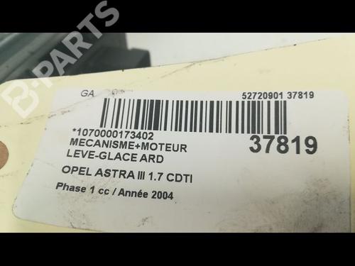 Rear right window mechanism OPEL ASTRA H (A04) 1.7 CDTI (L48) | BP9602126C25 