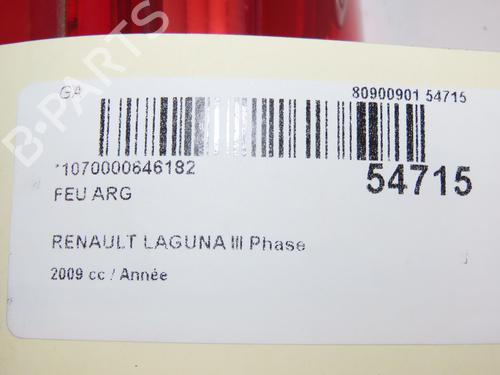 Used Left taillight RENAULT LAGUNA Coupe (DT0/1) 2.0 dCi GT (DT11, DT1E, DT1N) (178 hp) 29469792