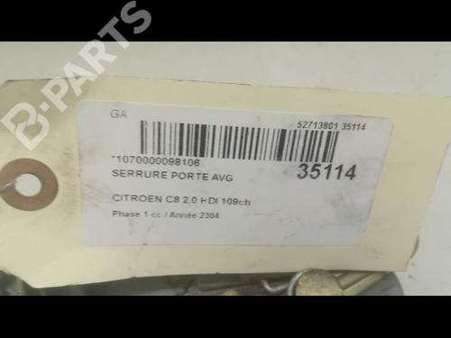 Front left lock CITROËN C8 (EA_, EB_) 2.0 HDi | BP9597183C98 