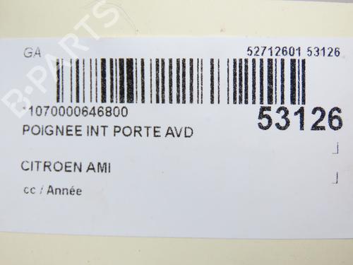 Front right interior door handle CITROËN AMI (9A_) Electric (9AZ2CA) | BP36494920I14 - Image 4