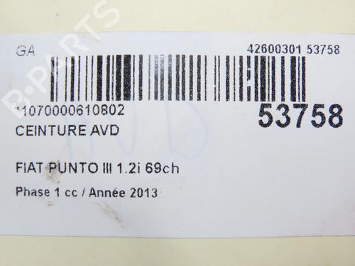Front right belt tensioner FIAT PUNTO (199_) 1.2 (199AXZ1A, 199BXZ1A) | BP28968142C88 