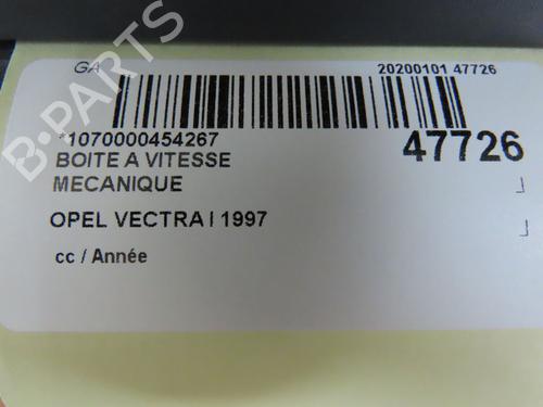 Used Gearbox OPEL VECTRA B (J96) 2.0 DI 16V (F19) (82 hp) 24361024