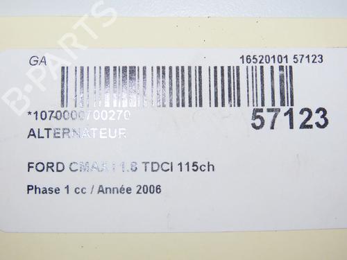 Alternator FORD FOCUS C-MAX (DM2) 1.8 TDCi | BP33059333M7 - Image 6