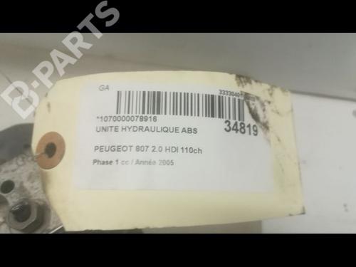 ABS pump PEUGEOT 807 (EB_) 2.2 HDi | BP9596222M43 