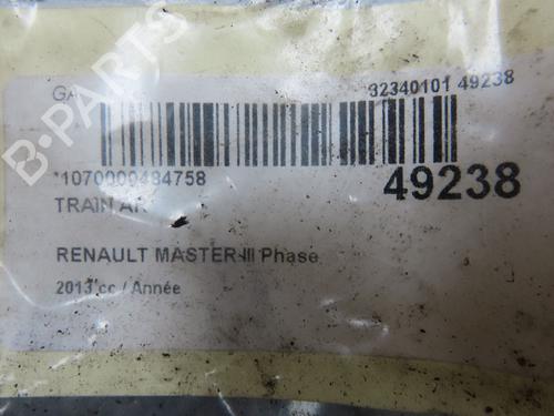 Used Rear axle RENAULT MASTER III Van (FV) 2.3 dCi 125 FWD (FV0C, FV0D, FV0G, FV0H, FV0J, FV0K,... (125 hp) 24358806