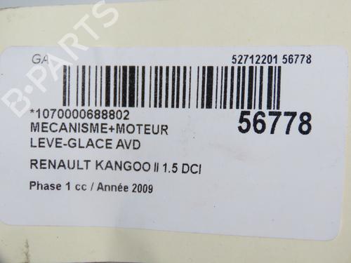 Front right window mechanism RENAULT KANGOO Express (FW0/1_) 1.5 dCi 70 (FW0A, KW0V) | BP32872945C23  - Image 7