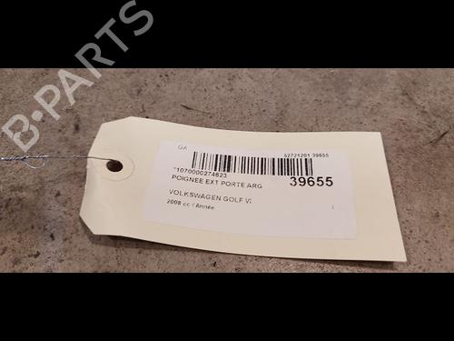 Used Rear left exterior door handle VW GOLF VI (5K1) 2.0 TDI (110 hp) 9613229