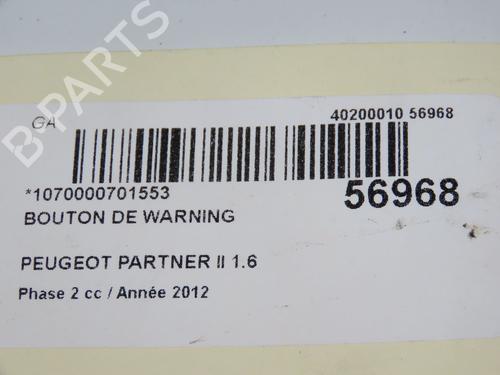 Warning switch PEUGEOT PARTNER Box Body/MPV 1.6 HDi / BlueHDi 75 | BP36246615I22 - Image 3