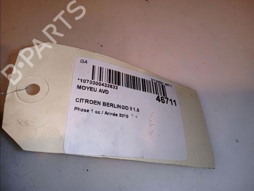 Left front steering knuckle CITROËN BERLINGO MULTISPACE (B9) 1.6 HDi 90 | BP14875852M25 