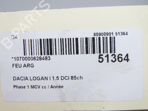 Used Left taillight Left taillight DACIA LOGAN MCV (KS_) 1.5 dCi (KS0W) (86 hp) 33279358 33279358