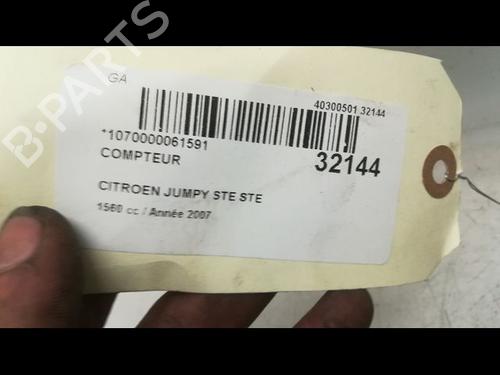 Used Instrument cluster Instrument cluster CITROËN JUMPY II Van 1.6 HDi 90 16V (90 hp) 9598434 9598434
