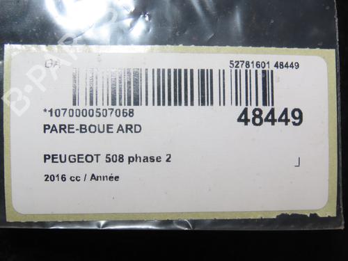 Wheel arch PEUGEOT 508 I (8D_) 2.0 BlueHDi 180 | BP16555844C56