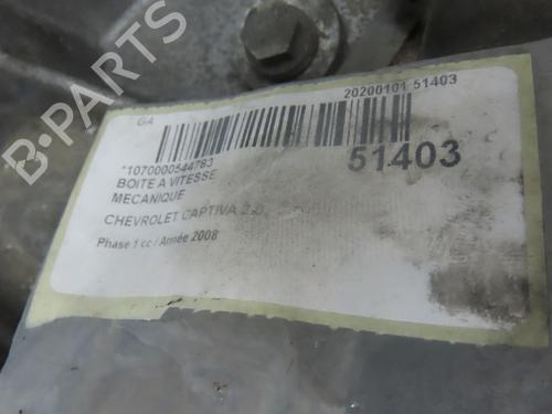 Gearbox CHEVROLET CAPTIVA (C100, C140) 2.0 D 4WD | BP28967270M3 