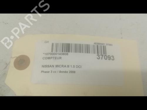 Used Instrument cluster NISSAN MICRA III (K12) [2002-2010]  23174777