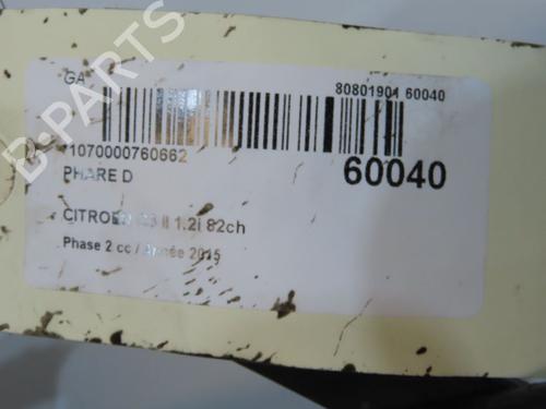 Højre forlygte Højre forlygte 38100145 38100145