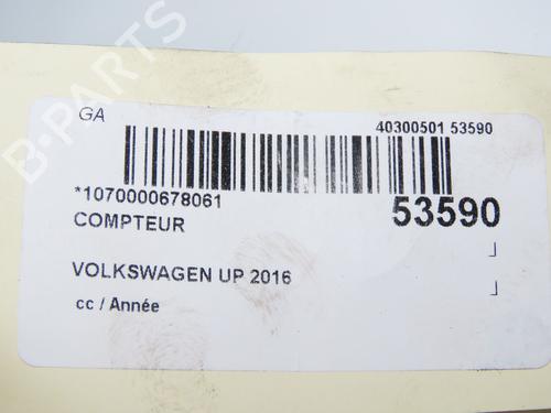 Quadrante VW UP! (121, 122, BL1, BL2, BL3, 123) 1.0 (60 hp) 31692744
